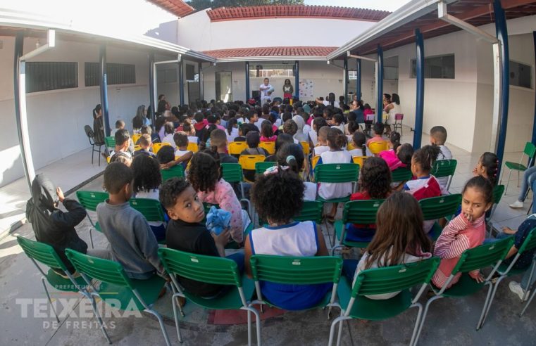 Leitura ganha espaço na rotina dos alunos da Escola Marcela Nolasco Venezia