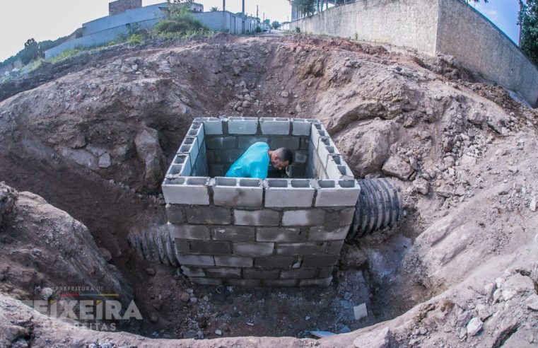 Rede de drenagem avança nas ruas do Estância Biquíne