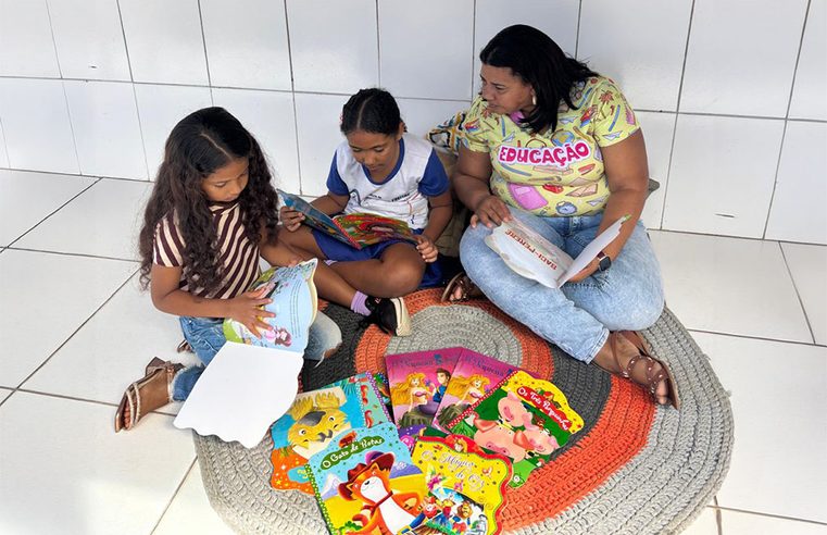 Família e escola se unem em oficina de alfabetização na Escola Municipal Irmã Dulce
